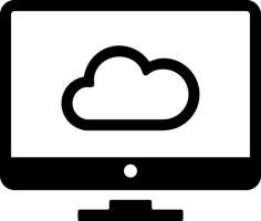 Cloud On A Screen Vinyl Svg File, Free Vectors File